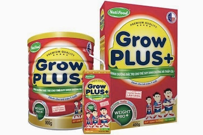 Sữa Grow plus+ của Nutifood bị tố ‘biến chất’ dễ khiến trẻ nhỏ tiêu chảy