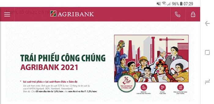 Agribank muốn huy động 2.000 tỷ đồng từ phát hành trái phiếu