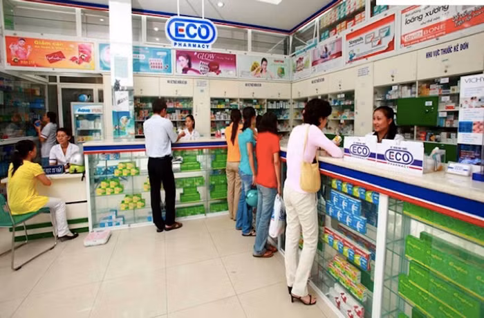 Lãi của chuỗi nhà thuốc Eco Pharma giảm dần đều từ mức trên 40 tỷ đồng xuống còn hơn 12 tỷ đồng.