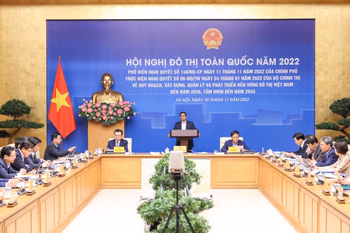Thủ tướng Phạm Minh Chính chủ trì Hội nghị đô thị toàn quốc năm 2022
