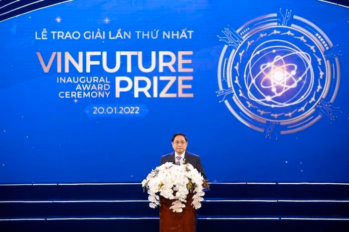 Thủ tướng Phạm Minh Chính phát biểu tại Lễ trao giải VinFuture
