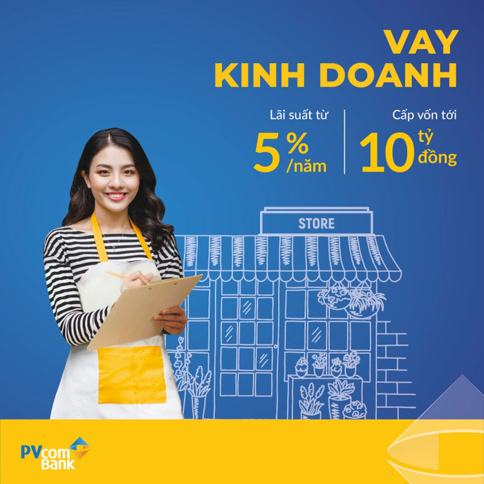 PVcomBank triển khai gói tín dụng lãi suất chỉ từ 5%/năm cho doanh nghiệp siêu nhỏ, hộ kinh doanh