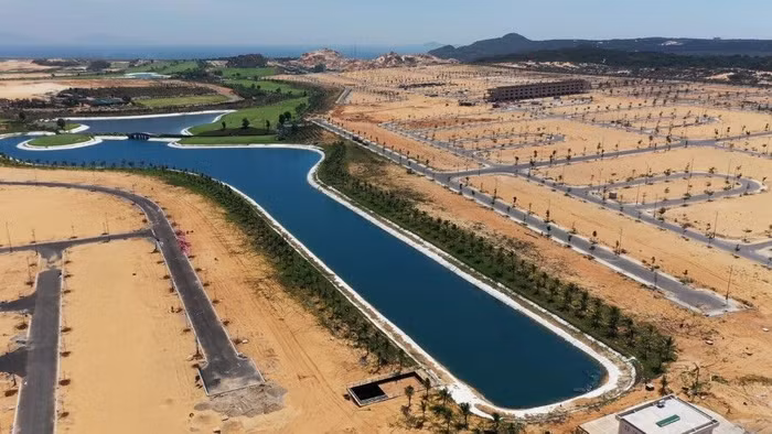 Hạ tầng dự án nhà phố biển Para Grus, một dự án thành phần trong Khu đô thị KN Paradise