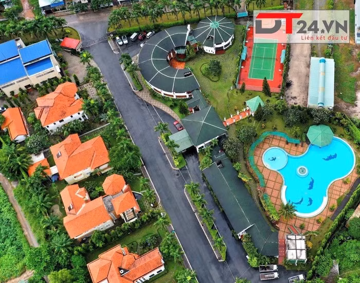 Khu biệt thự Vani Villas Thuận An, Bình Dương nhìn từ trên cao