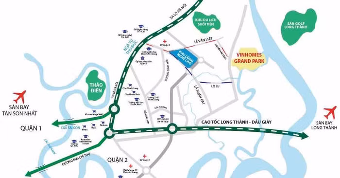 LUMIÈRE Boulevard ở trung tâm Vinhomes Grand Park hưởng lợi khả năng siêu kết nối