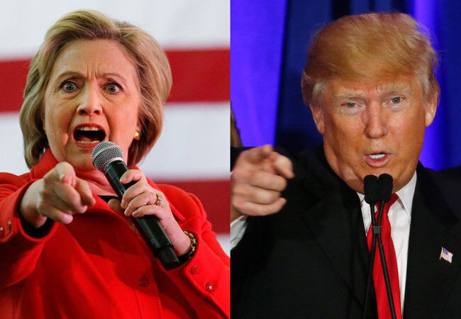 Hillary dẫn trước Trump với tỷ lệ cách biệt