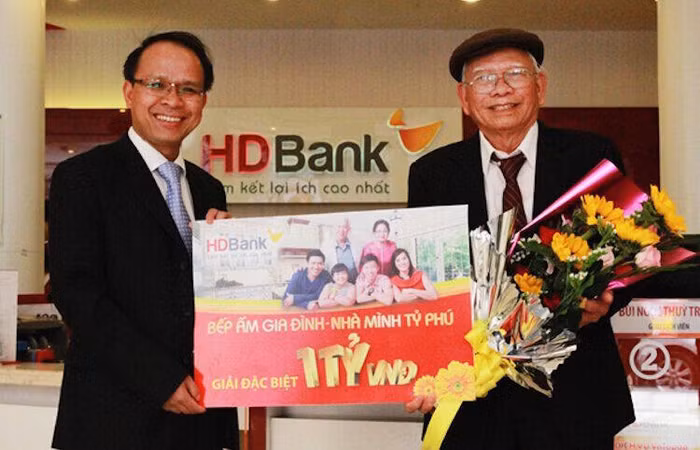 Gửi tiền tại HDBank, rước Lộc vàng SJC