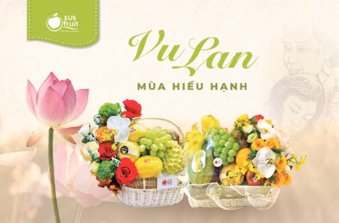 Giỏ hoa quà nhân dịp lễ vu lan của EUS Fruit