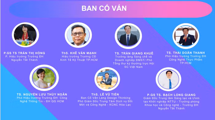 Ban Cố vấn đầy tâm huyết của Cuộc thi