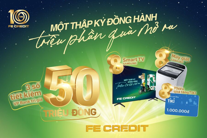 Tháng sinh nhật, FE Credit rộn ràng tri ân khách hàng