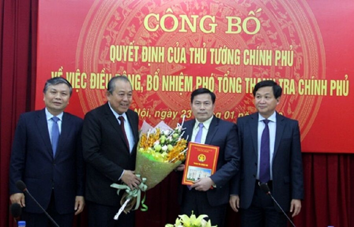 Phó Bí thư Tỉnh ủy Quảng Ngãi nhận chức Phó Tổng Thanh tra Chính phủ