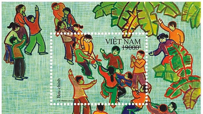 Phát hành bộ tem "Trò chơi dân gian" nhân dịp Tết thiếu nhi 1/6