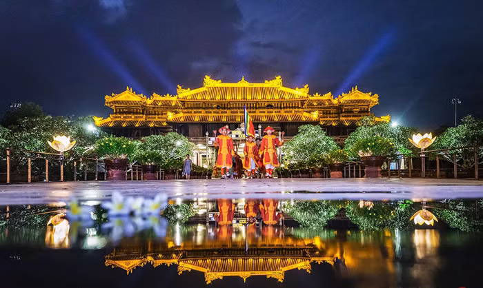 “Phố đêm khu vực Hoàng Thành Huế” sẽ bao quanh Đại Nội Huế. Ảnh: VnExpress