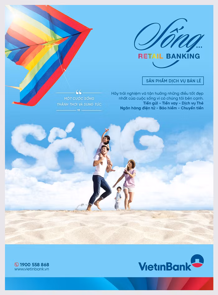 VietinBank lựa chọn “Sống...” là thông điệp xuyên suốt cho hoạt động bán lẻ