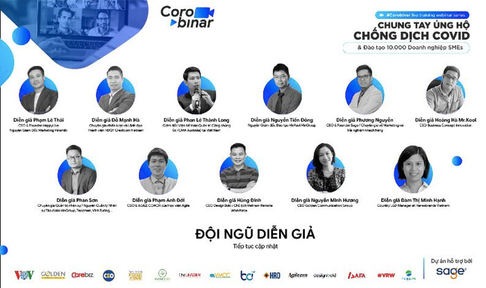Vượt "bão Covid-19" với chuỗi hội thảo trực tuyến "#Corobinar" dành cho SMEs ảnh 1 Vượt "bão Covid-19" với chuỗi hội thảo trực tuyến "#Corobinar" dành cho SMEs ảnh 1