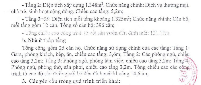 Văn bản chấp thuận bản vẽ của Sở kiến trúc Hà Nội