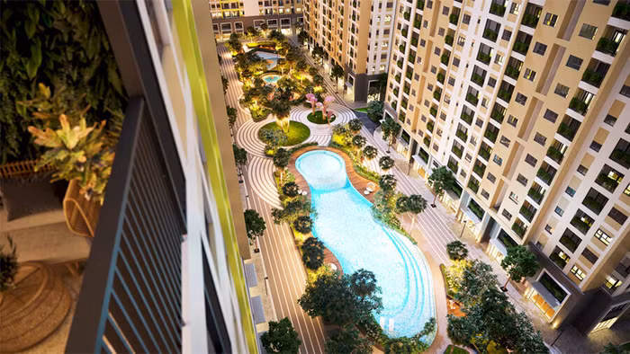 New Galaxy kiến tạo không gian an cư phù hợp cho giới trí thức trẻ. Ảnh phối cảnh: Hưng Thịnh Land