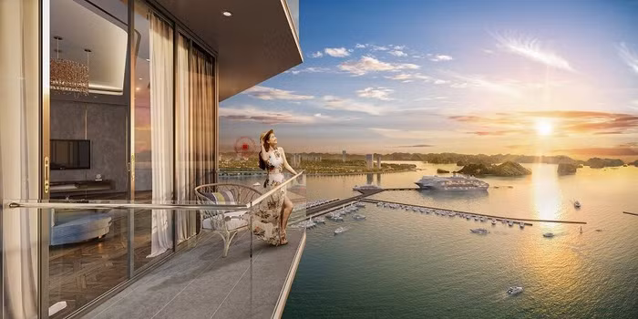 Sun Marina Town được ví như những “du thuyền giữa tầng không”