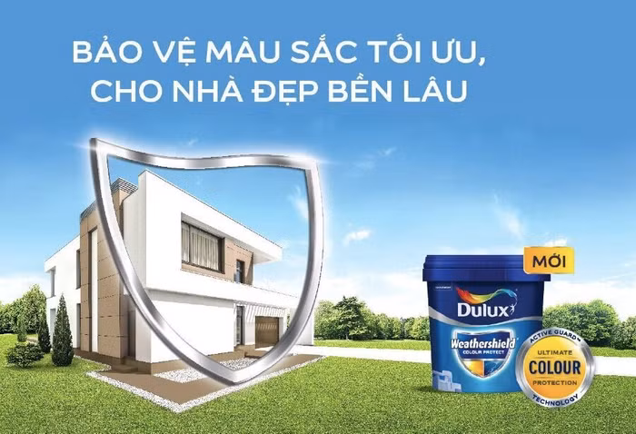 Dulux Weathershield® Colour Protect có khả năng chống phai màu vượt trội đến 8 năm