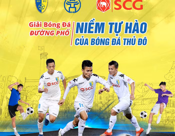 Giải đầu bóng đá đường phố lần đầu tiên diễn ra trên phố đi bộ Hà Nội