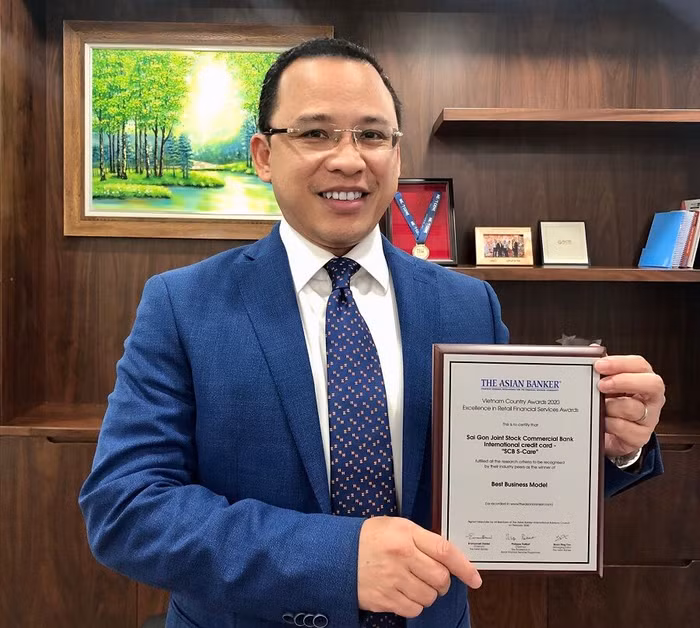 Thẻ tín dụng quốc tế S-Care của SCB được vinh danh là 'mô hình kinh doanh tốt nhất'