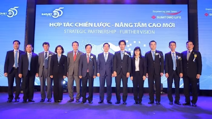 Đại diện lãnh đạo Tập đoàn Bảo Việt tại Diễn đàn M&amp;A Việt Nam.