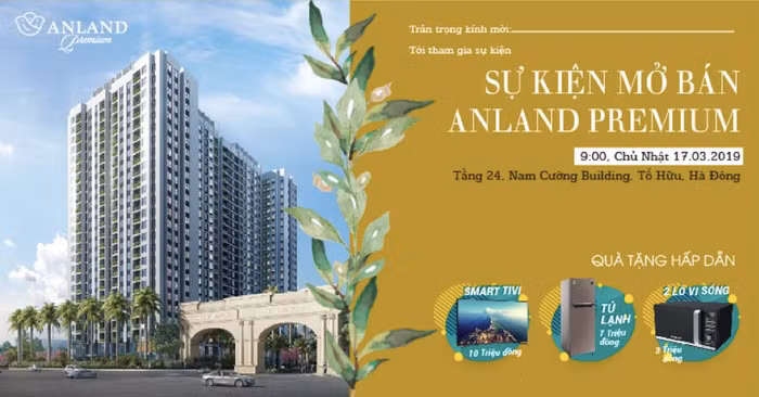 Mở bán dự án Anland Premium với chính sách bán hàng và phần quà hấp dẫn