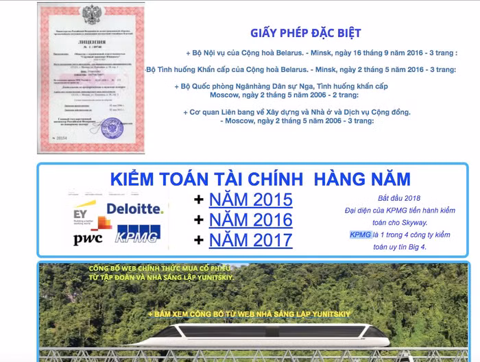 Các báo cáo tài chính được Skyway đăng tải - Nguồn: https://world-bank.cf/