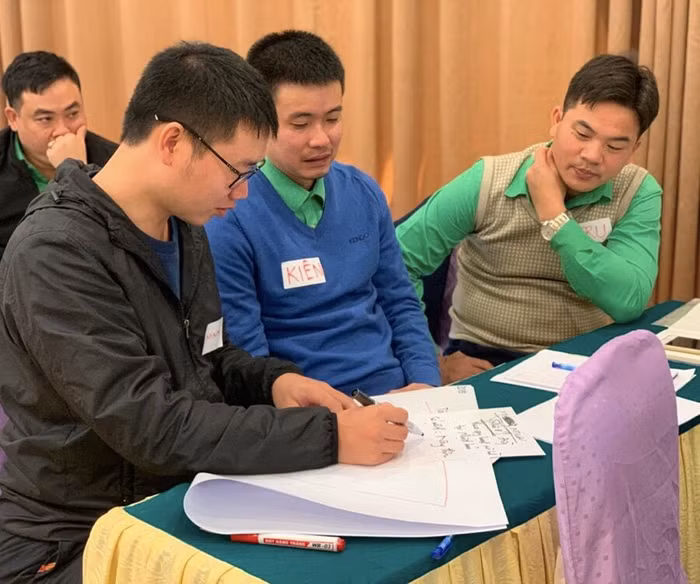 Các doanh nghiệp tham gia khoá đào tạo