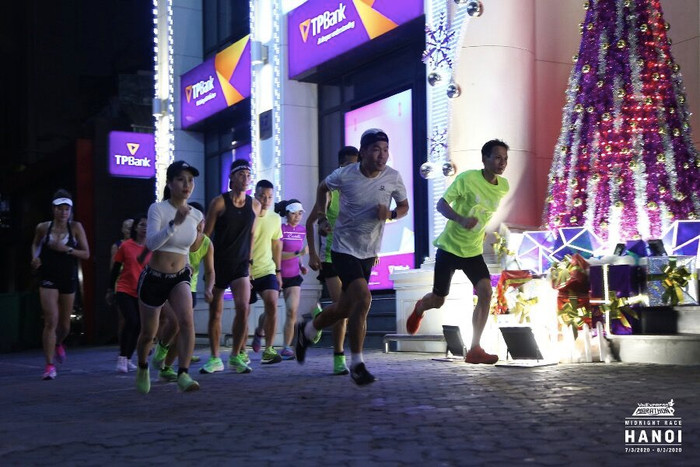 TPBank đồng tổ chức giải chạy đêm Marathon Hanoi Midnight