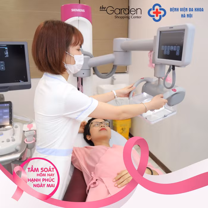 Tầm soát ung thư vú tại Bệnh viện Đa khoa Hà Nội