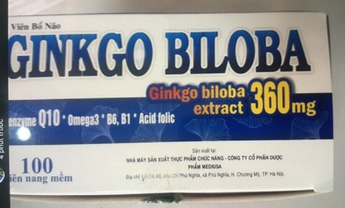 Thái Bình: Kiến nghị thu hồi viên bổ não Ginkgo Biloba