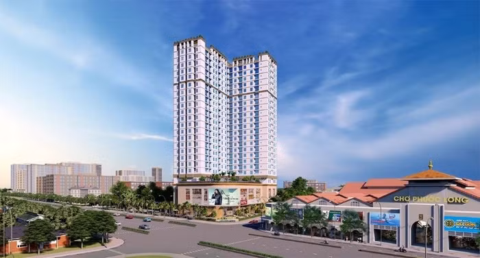 Phối cảnh dự án Viva Plaza trên đường Nguyễn Lương Bằng (Q.7, TP.HCM)
