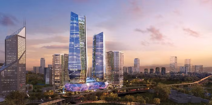 Sunshine Empire - Biểu tượng mới của Hà Nội với tổ hợp khách sạn 6 sao, tháp tài chính, văn phòng hạng A, căn hộ Primer Suite và TTTM hàng đầu Việt Nam và khu vực.