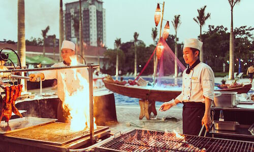 Những bữa tiệc vui vẻ tại Daewoo Hotel