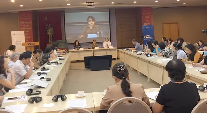 Toàn cảnh buổi lễ phát động Giải thưởng Nguyên tắc trao quyền cho phụ nữ (Weps)
