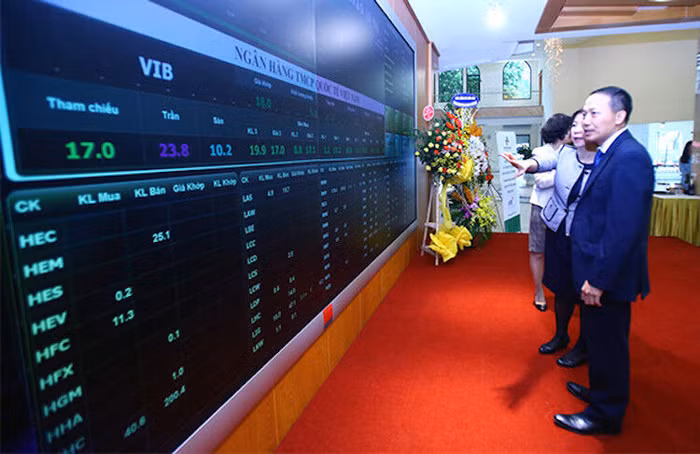 Cổ phiếu VIB tăng mạnh lên 23.800 đồng/CP ngày chào sàn UpCoM