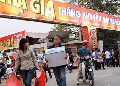 500 doanh nghiệp tham gia tháng khuyến mại Hà Nội 2016