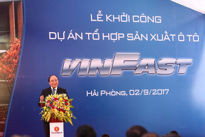 Khởi công tổ hợp sản xuất ôtô tiêu chuẩn châu ÂU VINFAST