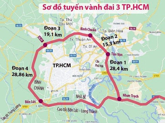 TP.HCM sẽ khởi công dự án Vành đai 3 vào tháng 6/2023