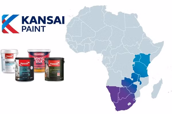 AkzoNobel mua lại tất cả hoạt động sơn và chất phủ của Kansai Paint ở 12 quốc gia Châu Phi