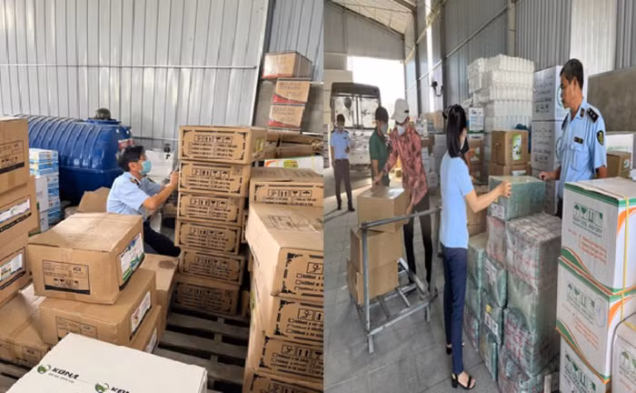Quản lý thị trường Đồng Tháp thu giữ nhiều sản phẩm chưa được phép kinh doanh tại Việt Nam
