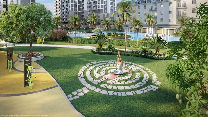 Nội khu The Tonkin là một hệ sinh thái thu nhỏ đặc quyền cho cư dân với đầy đủ tiện ích với khu tập gym, đường dạo, sân thể thao