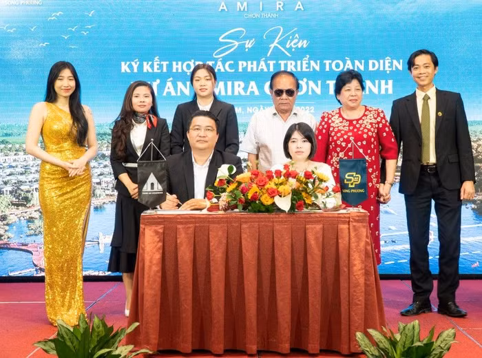 Công ty Song Phương và Tập đoàn Thiên An Holdings ký kết phát triển dự án Amira Chơn Thành