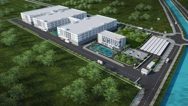 Phối cảnh Nhà máy Lotes Thái Thụy Việt Nam do Công ty TNHH Lotes Việt Nam đầu tư.