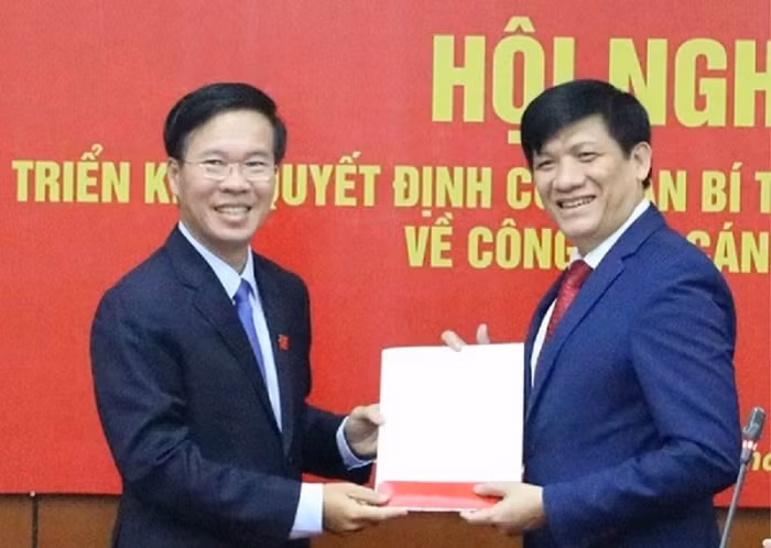 Bổ nhiệm Thứ trưởng Bộ Y tế làm Phó Ban Tuyên giáo Trung ương