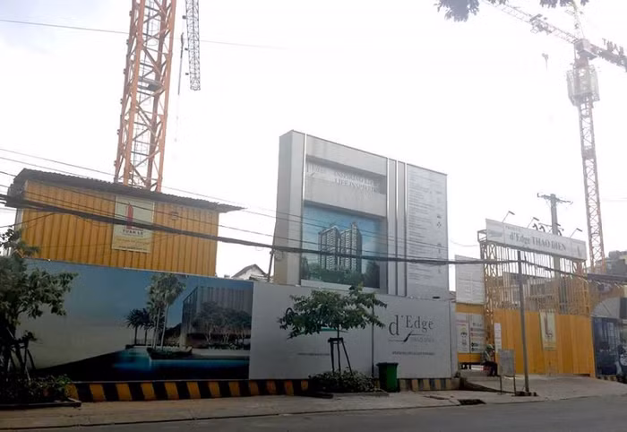 Thi công ẩu, dự án D'Edge Thảo Điền bị yêu cầu tạm đình chỉ