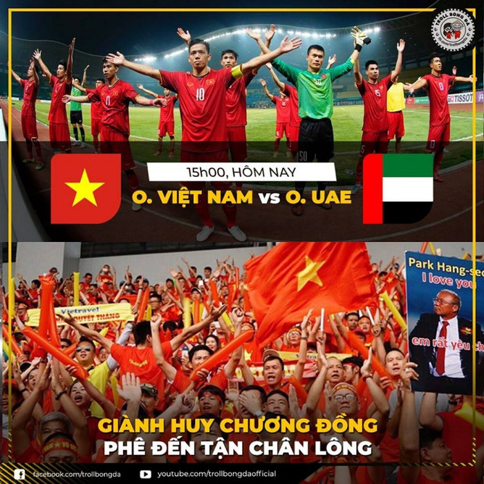 Muôn cách người hâm mộ thể hiện tình yêu với U.23 Việt Nam ảnh 1