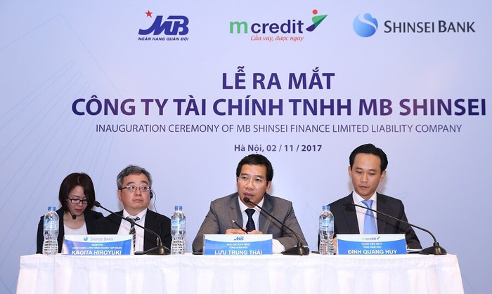Ngân hàng TMCP Quân đội (MB) chính thức Công bố ra mắt Công ty Tài chính TNHH MB Shinsei (thương hiệu Mcredit)