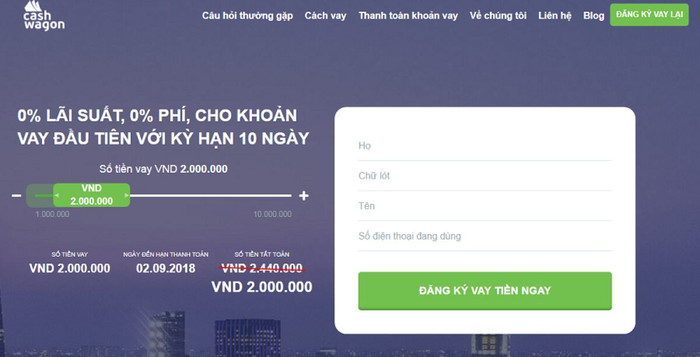 Vay tiêu dùng Cashwagon làm phiền khách hàng như nào?